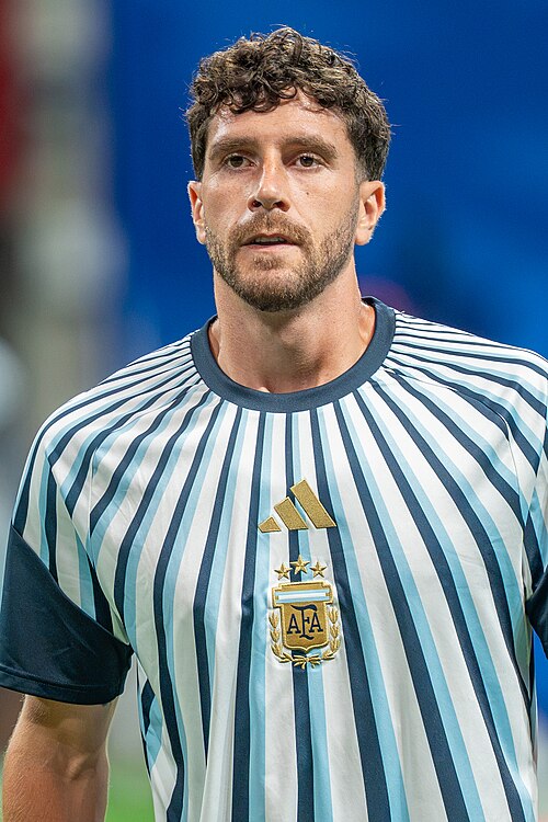Marcos Senesi during Argentina v Egypt at the 2026 FIFA World Cup