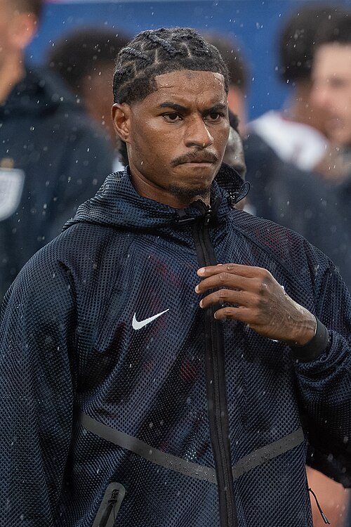 Marcus Rashford during England v Panama on 27 June 2026 at the 2026 FIFA World Cup