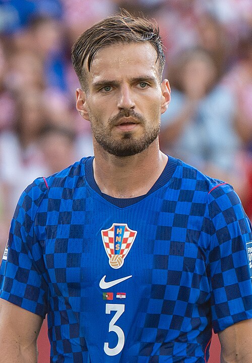 Marin Pongracic during Croatia v Portugal on 2 July 2026 at the 2026 FIFA World Cup