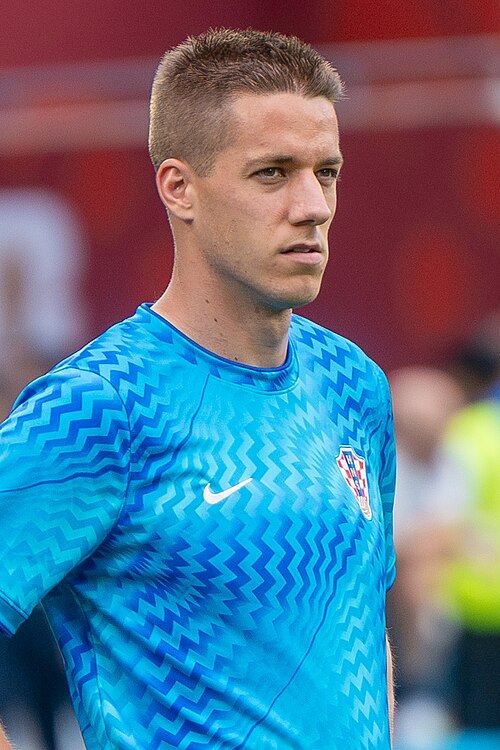 Marin Pongracic during Croatia v Portugal on 2 July 2026 at the 2026 FIFA World Cup