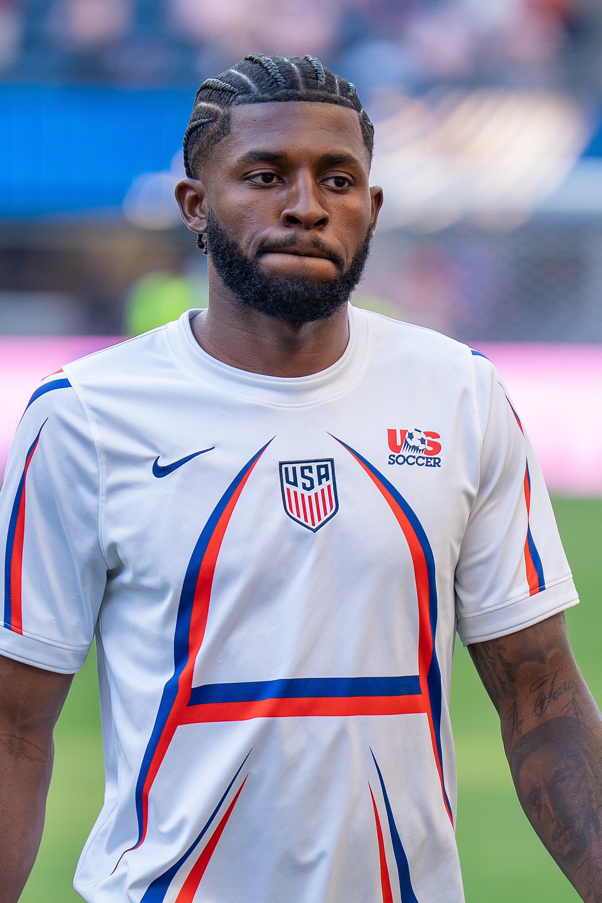 Mark McKenzie during Belgium v United States at the 2026 FIFA World Cup
