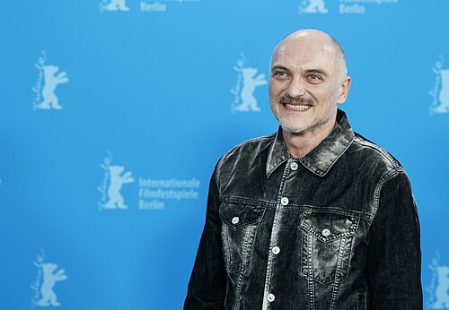 Markus Schleinzer pose at the "Rose" photocall at Berlinale 2026 in Berlin, Germany