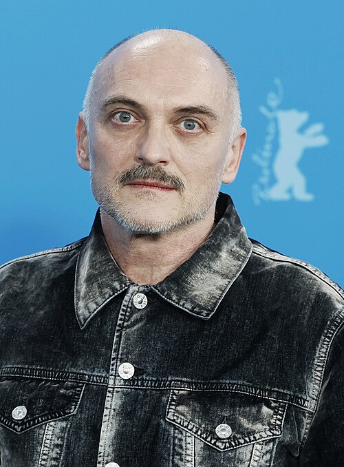 Markus Schleinzer pose at the "Rose" photocall at Berlinale 2026 in Berlin, Germany
