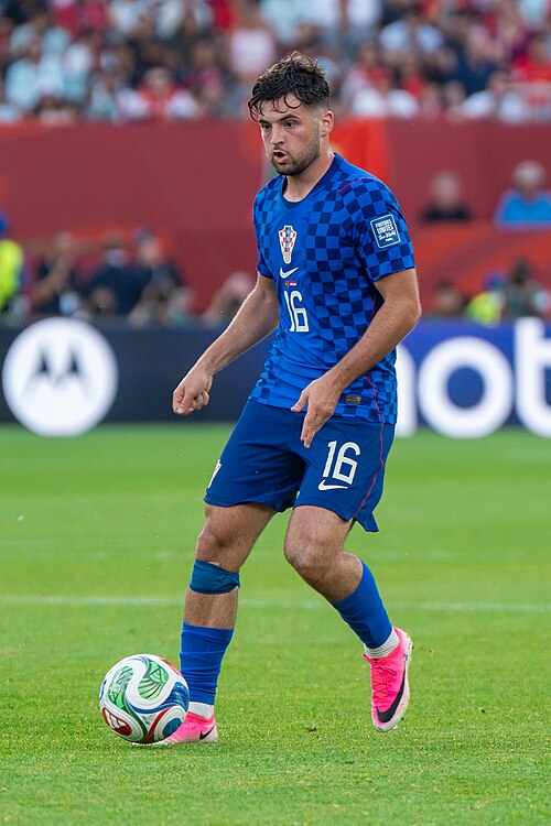 Martin Baturina during Croatia v Portugal on 2 July 2026 at the 2026 FIFA World Cup