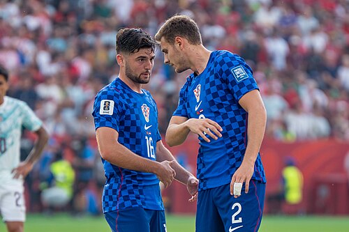 Martin Baturina Josip Stanisic during Croatia v Portugal on 2 July 2026 at the 2026 FIFA World Cup