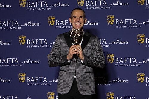 Martin Lewis winning Special Awards at BAFTA TV Awards May 26