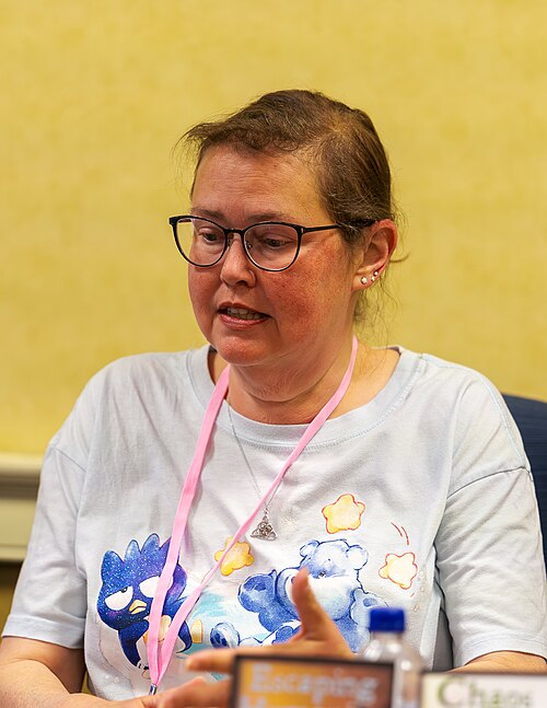 Mary Terrani at RavenCon, April, 24, 2026
