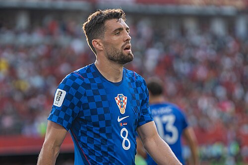Mateo Kovacic during Croatia v Portugal on 2 July 2026 at the 2026 FIFA World Cup