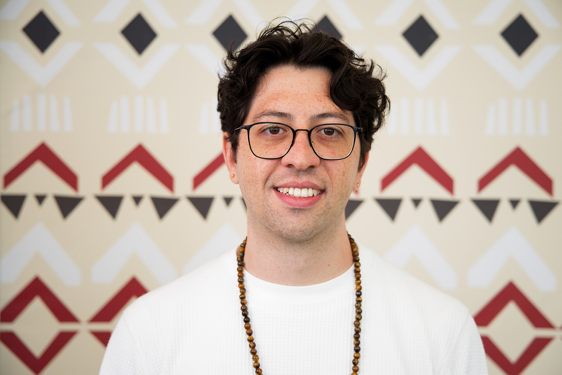 Mateus Batista Santos at Wikimania 2025