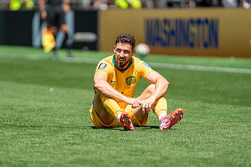 Mathew Leckie during United States v Australia on 19 June 2026 at the 2026 FIFA World Cup