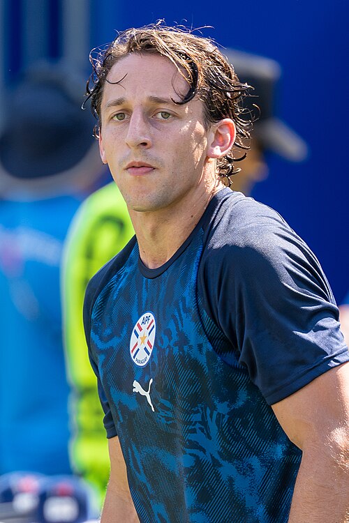 Matias Galarza during France v Paraguay at the 2026 FIFA World Cup