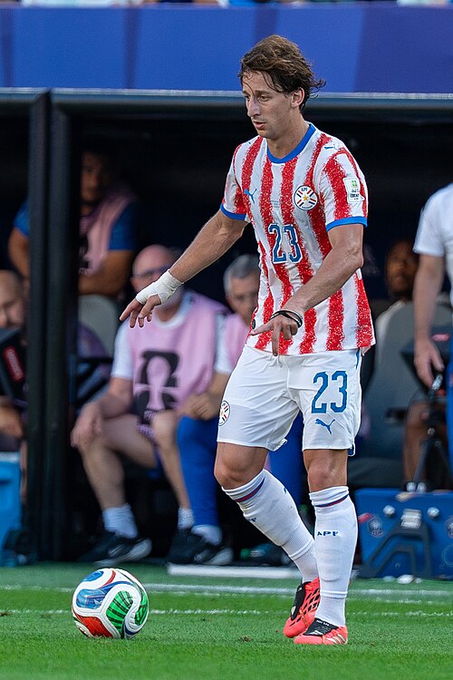 Matias Galarza during France v Paraguay at the 2026 FIFA World Cup