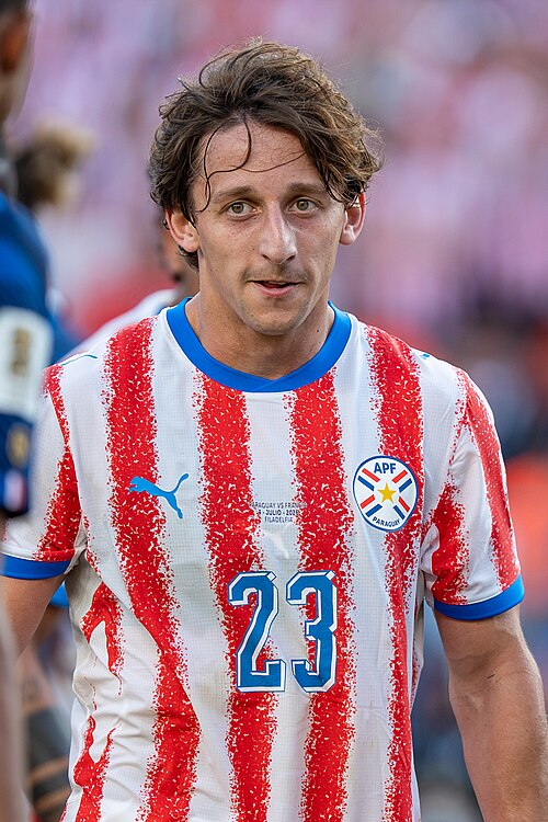 Matias Galarza during France v Paraguay at the 2026 FIFA World Cup
