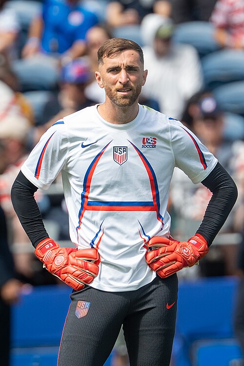 Matt Turner during United States v Australia on 19 June 2026 at the 2026 FIFA World Cup