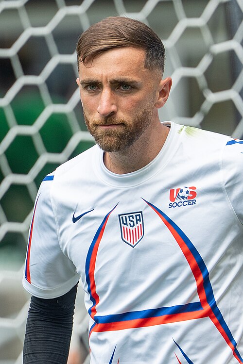 Matt Turner during United States v Australia on 19 June 2026 at the 2026 FIFA World Cup