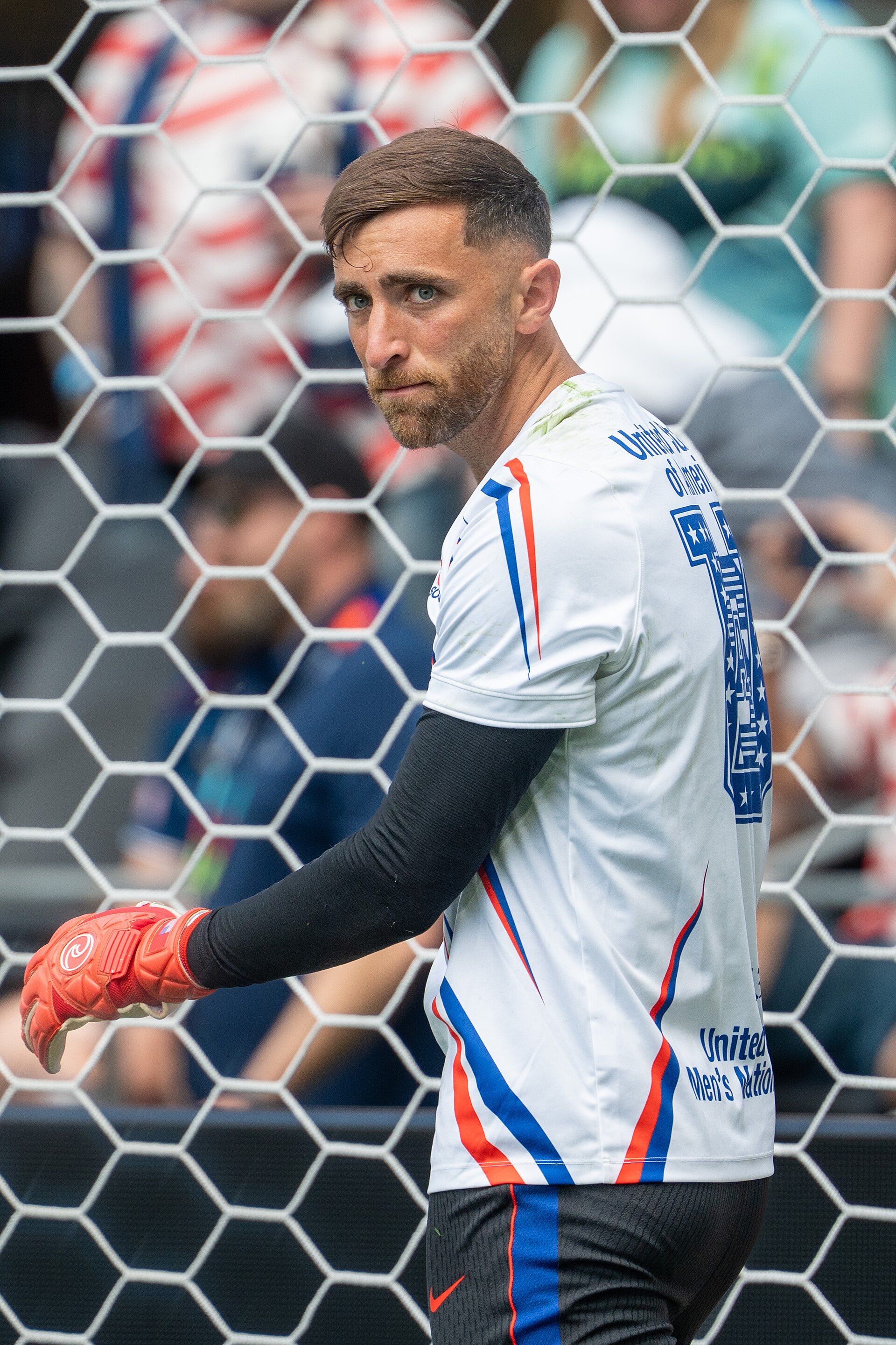 Matt Turner during United States v Australia on 19 June 2026 at the 2026 FIFA World Cup