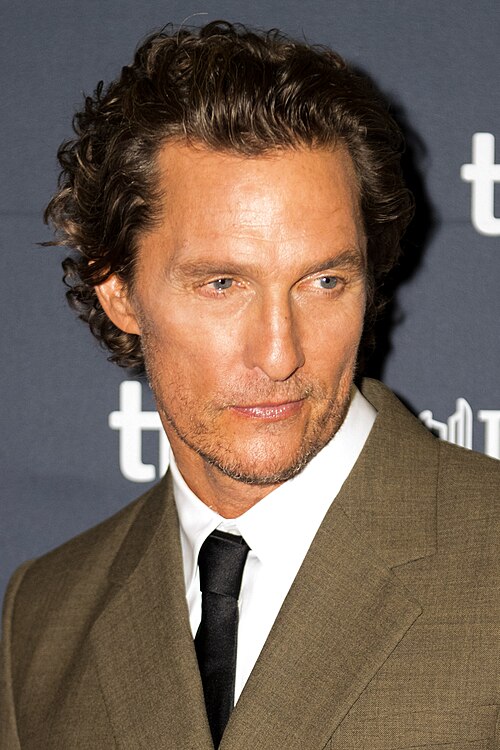 A cropped version of File:Matthew McConaughey at the 2025 Toronto Film Festival.jpg