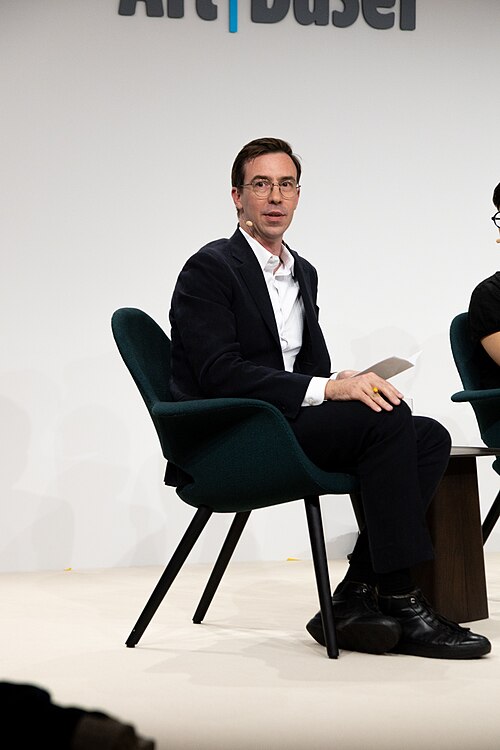 Matthew Newton, executive director and art advisory specialist at Family Office Solutions, UBS, at the Art Basel international art fair in Basel, Switzerland in June 2025.