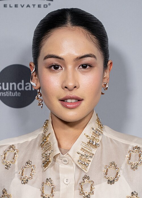 Maudy Ayunda (actress) at the premiere for Levitating (Para Perasuk) at Sundance Film Festival 2026.