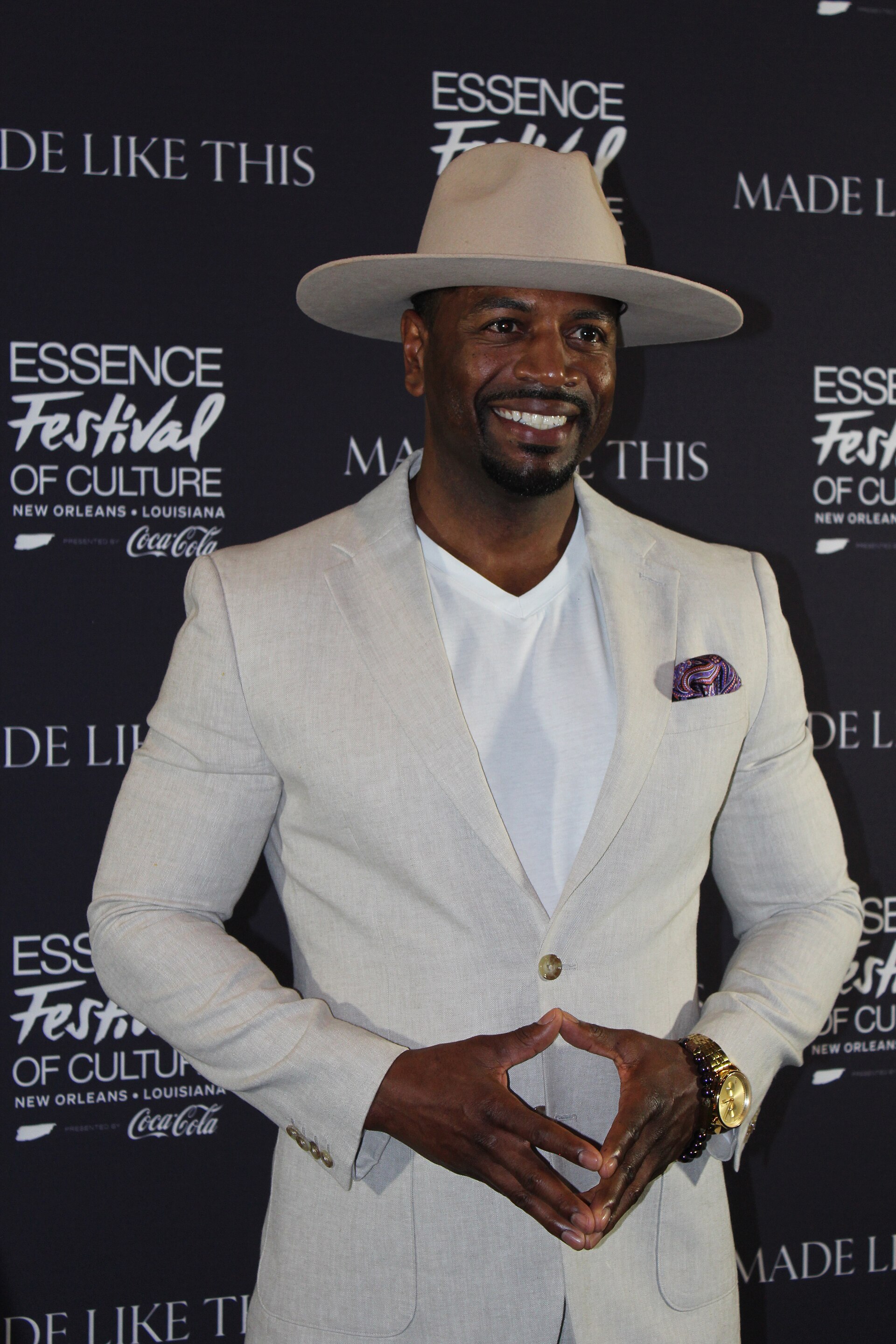 Maurice Johnson at the Essence Festival of Culture 2025 in New Orleans, Louisiana in July 2025.