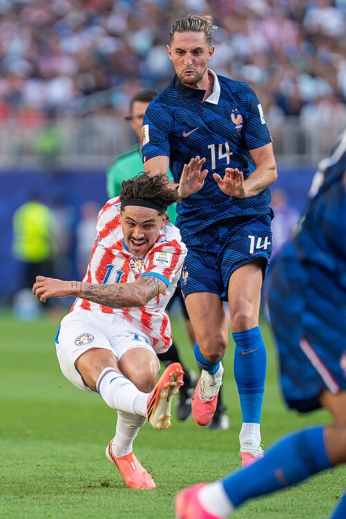 Mauricio Adrien Rabiot during France v Paraguay at the 2026 FIFA World Cup