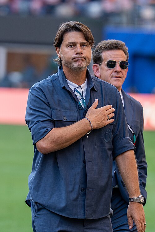 Mauricio Pochettino during Belgium v United States at the 2026 FIFA World Cup
