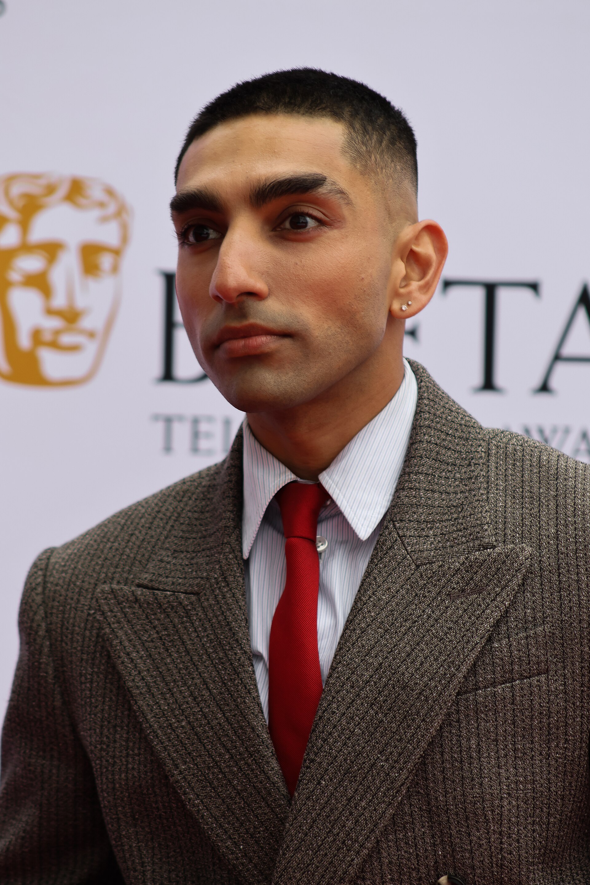 Mawaan Rizwan at the TV BAFTA red carpet, May 26