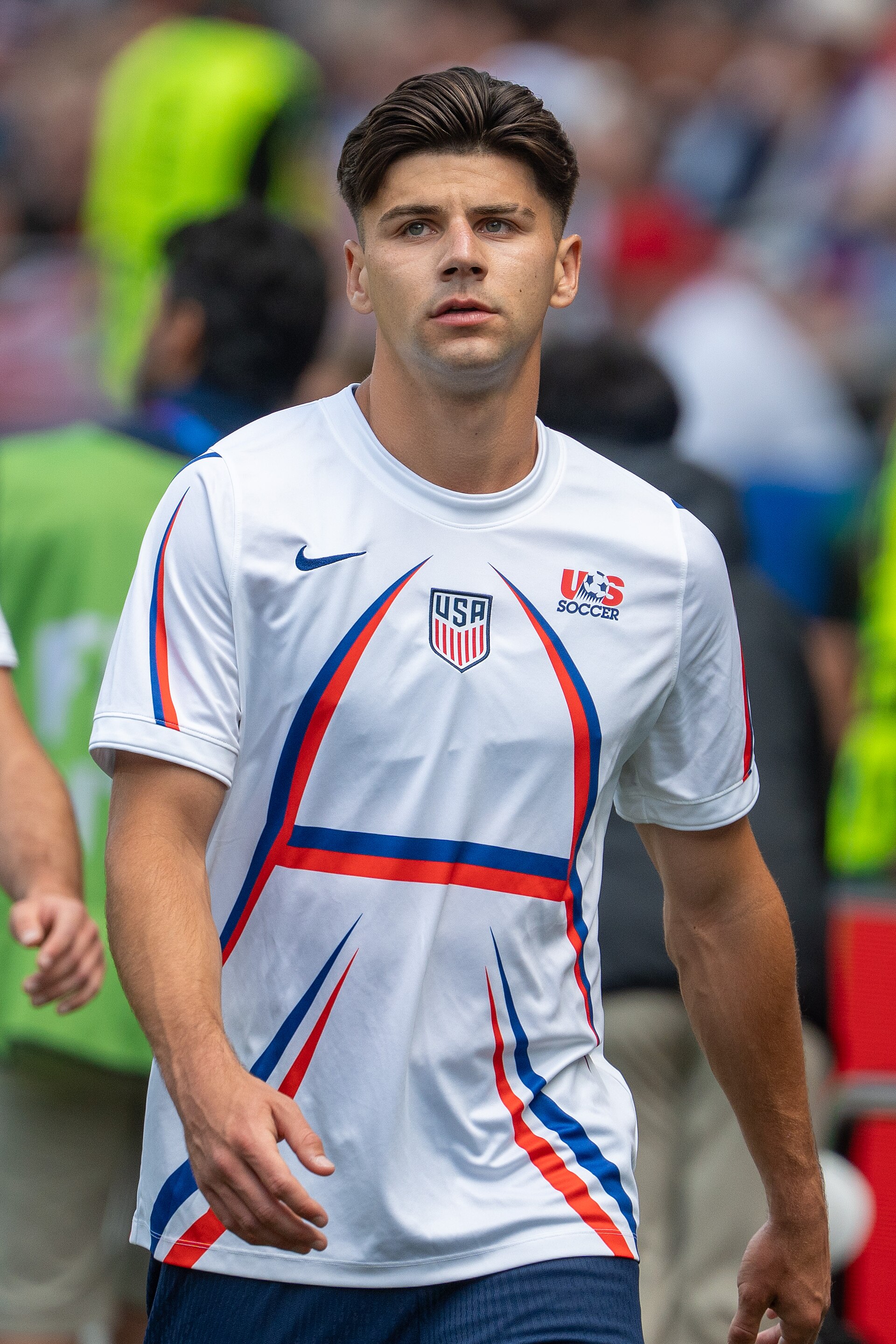 Max Arfsten during United States v Australia on 19 June 2026 at the 2026 FIFA World Cup