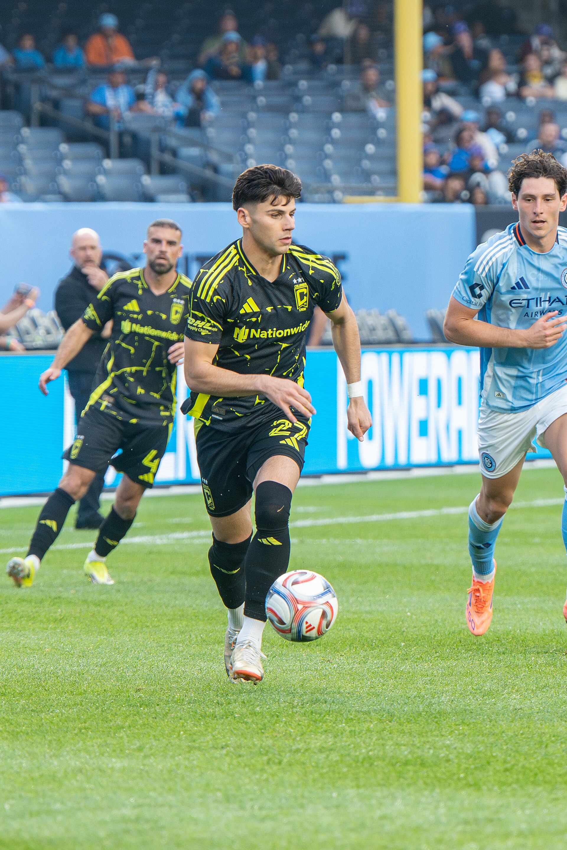Max Arfsten during New York City FC vs Columbus Crew on May 10, 2026