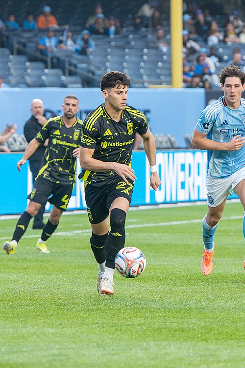 Max Arfsten during New York City FC vs Columbus Crew on May 10, 2026