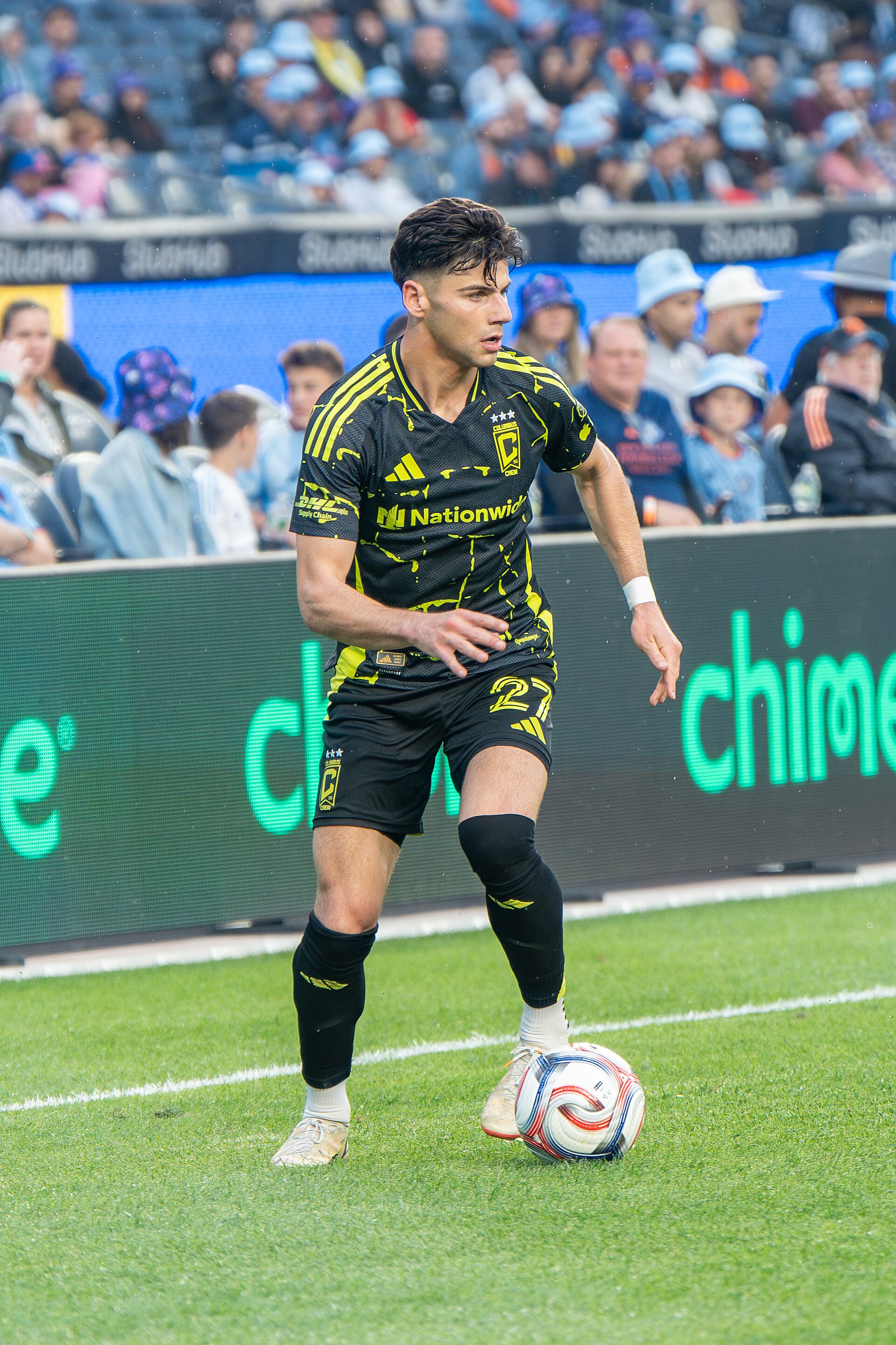 Max Arfsten during New York City FC vs Columbus Crew on May 10, 2026