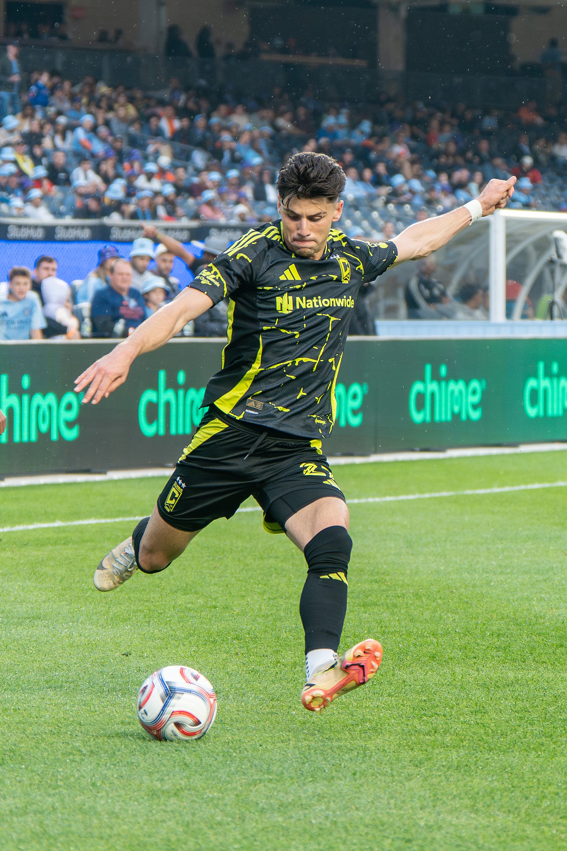 Max Arfsten during New York City FC vs Columbus Crew on May 10, 2026