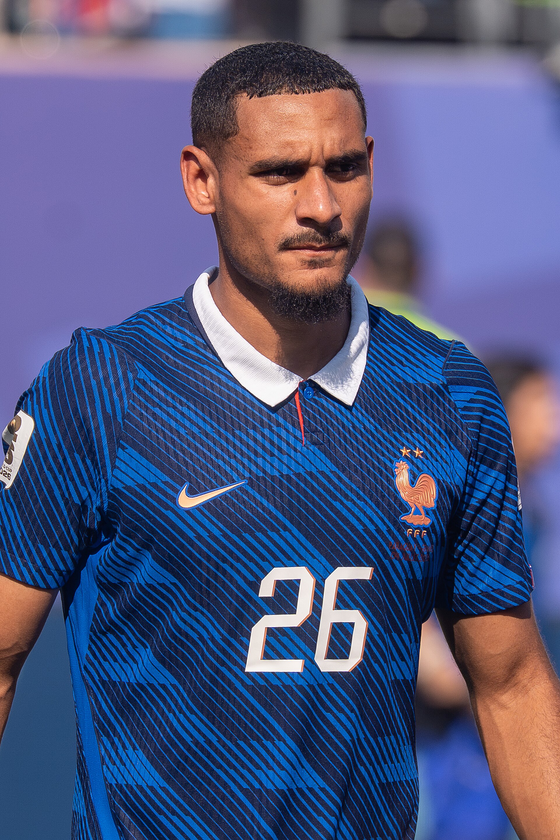 Maxence Lacroix during France v Paraguay at the 2026 FIFA World Cup