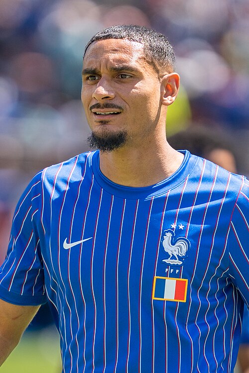 Maxence Lacroix during France v Senegal on 16 June 2026 at the 2026 FIFA World Cup at NY/NJ Stadium in East Rutherford, NJ