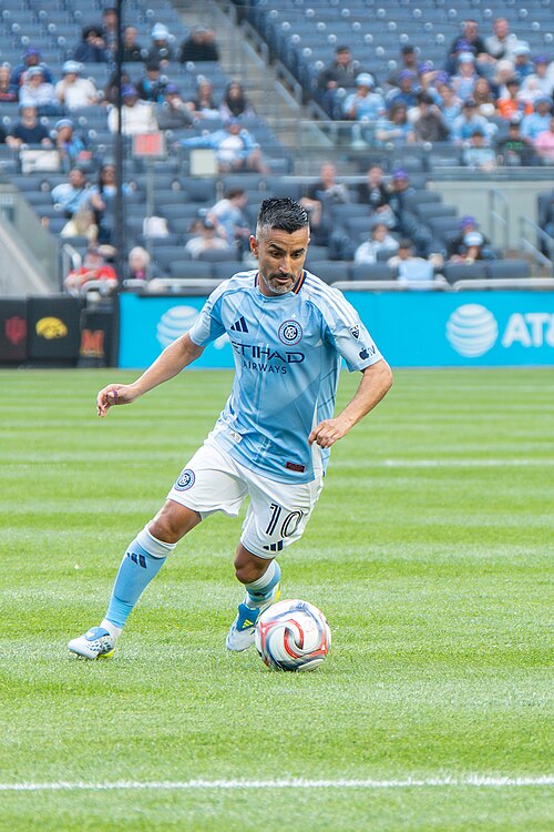 Maxi Moralez during New York City FC vs Columbus Crew on May 10, 2026