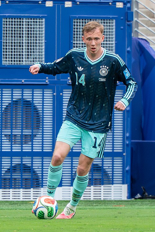 Maximilian Beier during Ecuador v Germany on 25 June 2026 at the 2026 FIFA World Cup