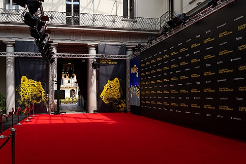 Media red carpet at the 2026 Locarno Film Festival