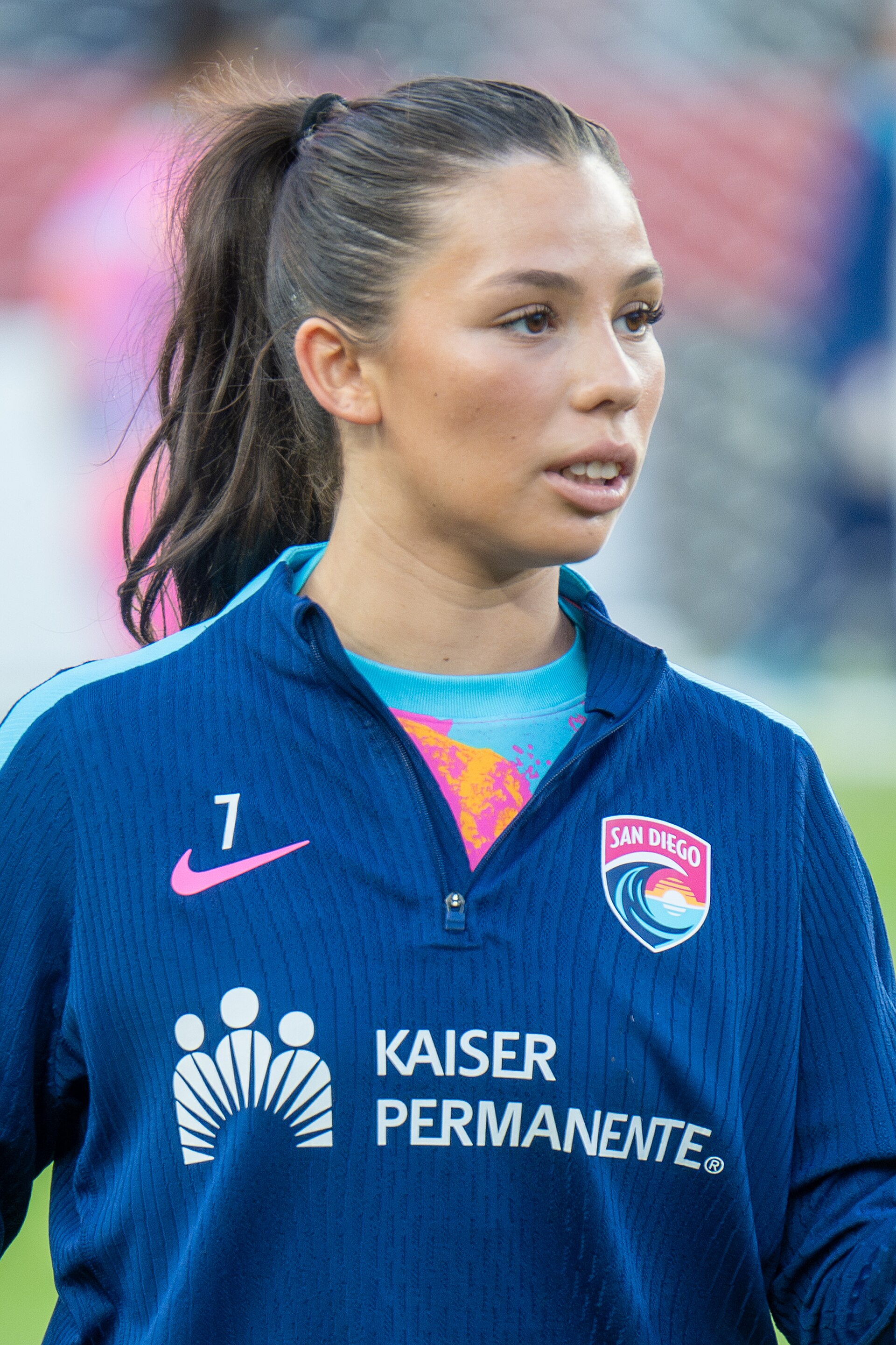 Melanie Barcenas during Boston Legacy vs San Diego Wave on April 3, 2026