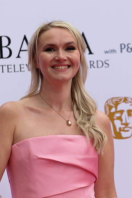 Melissa Suffield at the TV BAFTAs red carpet, May 26
