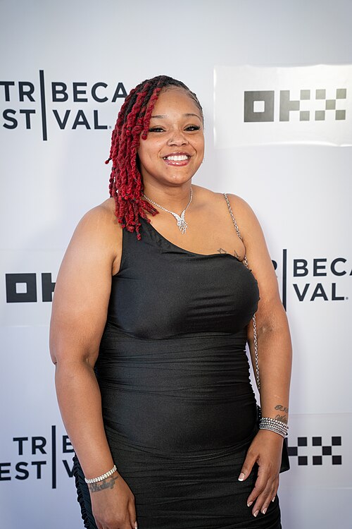 Mercedes Brown at the premiere of HARVEST at Tribeca Film Festival 2026.