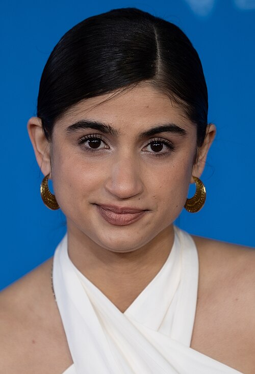 Actress Mia Tharia at the premiere of The Education of Jane Cumming at the 2026 Berlin International Film Festival