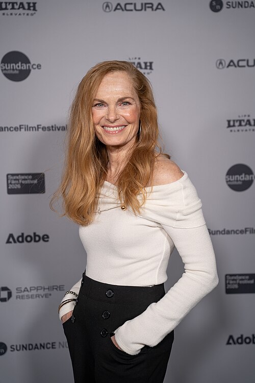 Michèle Duquet (actress) at the premiere for Undertone at Sundance Film Festival 2026.