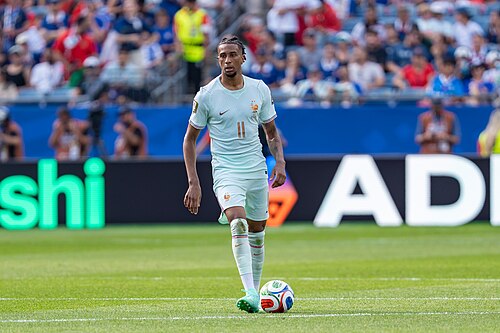 Michael Olise during France v Morocco at the 2026 FIFA World Cup