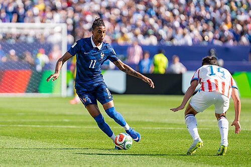 Michael Olise during France v Paraguay at the 2026 FIFA World Cup