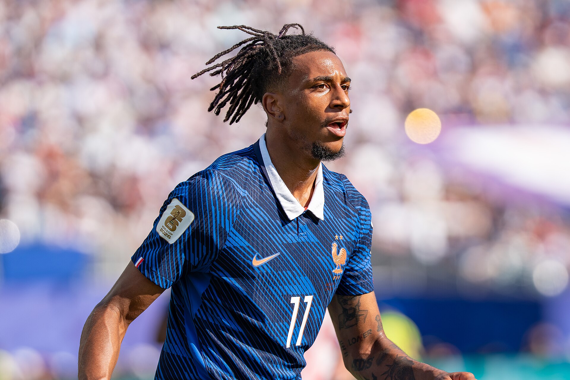 Michael Olise during France v Paraguay at the 2026 FIFA World Cup