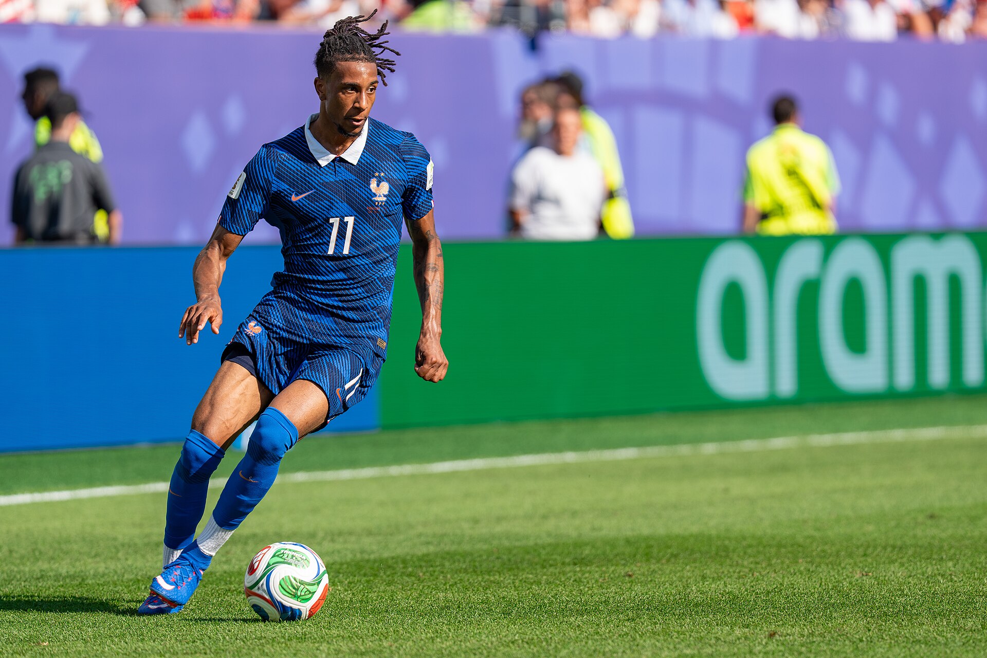 Michael Olise during France v Paraguay at the 2026 FIFA World Cup