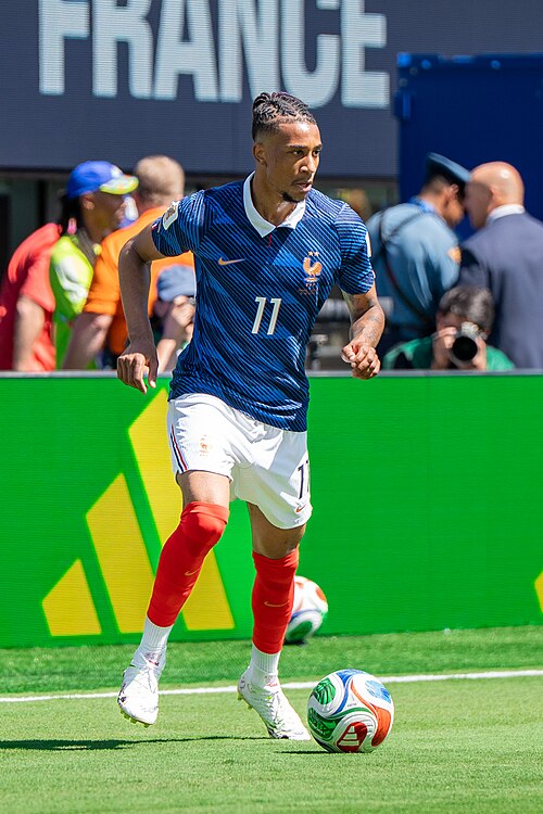 Michael Olise during France v Senegal on 16 June 2026 at the 2026 FIFA World Cup at NY/NJ Stadium in East Rutherford, NJ