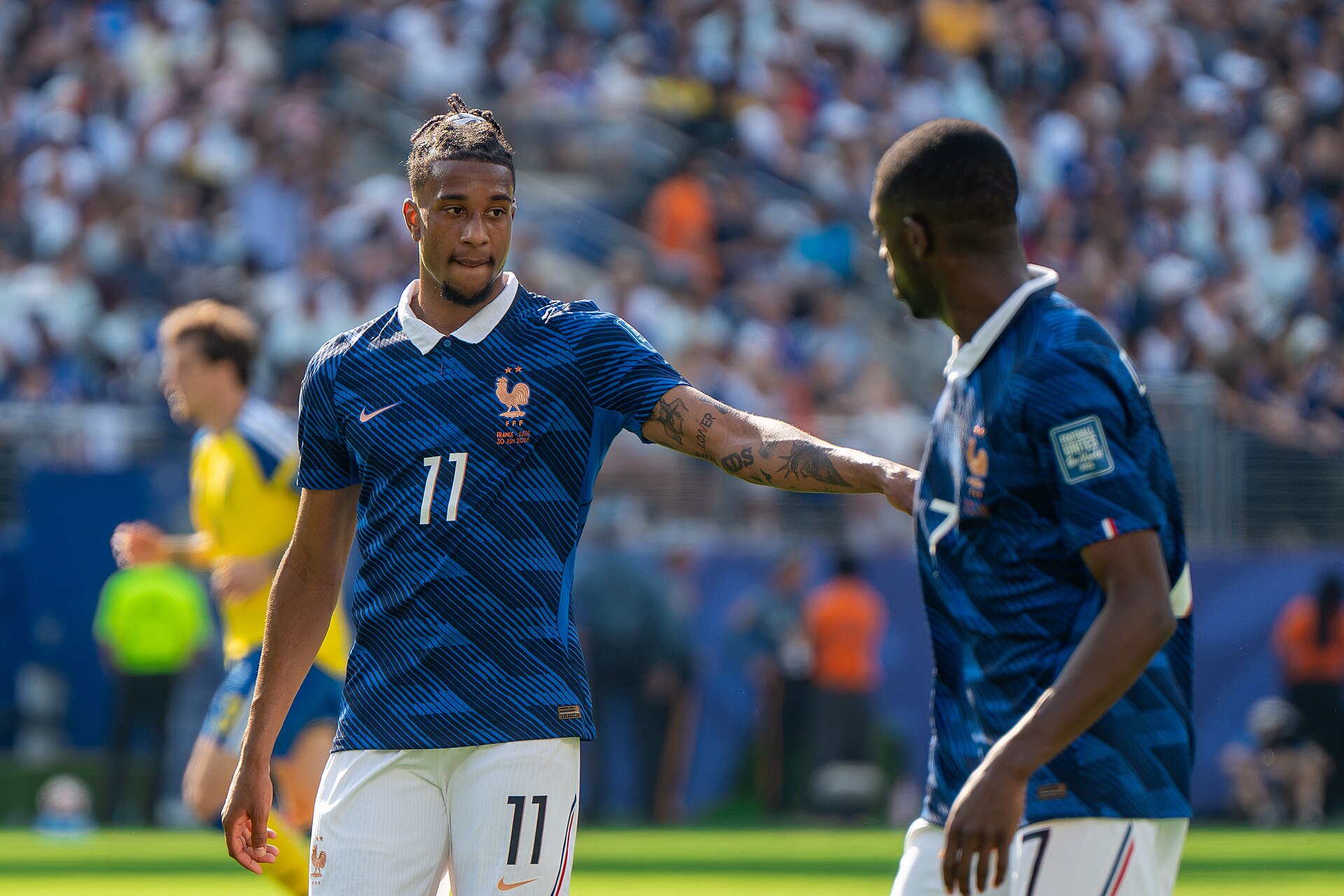 Michael Olise during France v Sweden at the 2026 FIFA World Cup