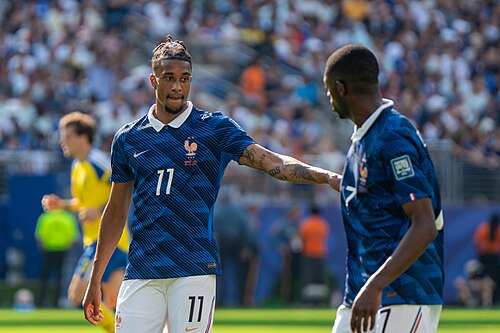 Michael Olise during France v Sweden at the 2026 FIFA World Cup