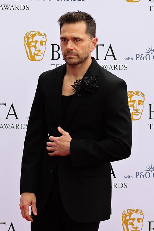 Michael Stevenson at the TV BAFTA red carpet, May 26